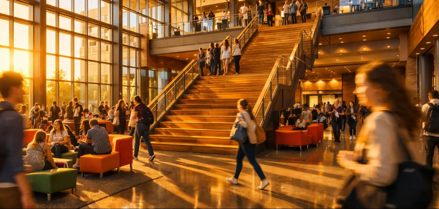 Modern University Atrium